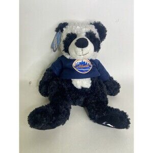 New York Mets Cuddle Buddy Panda Bear Mascot Factory Plush Toy MLB Licensed
